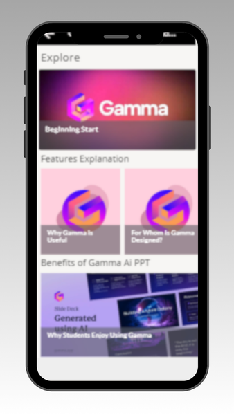 Gamma Presentation Ai Hints - عکس برنامه موبایلی اندروید