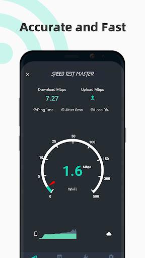 Speed test - Speed Test Master - عکس برنامه موبایلی اندروید