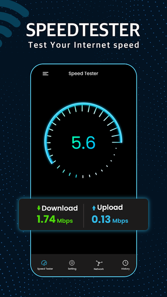 Net Meter: Test internet speed - Image screenshot of android app