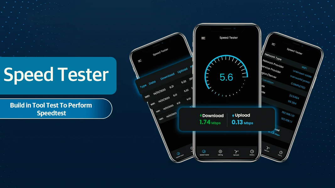 Net Meter: Test internet speed - عکس برنامه موبایلی اندروید