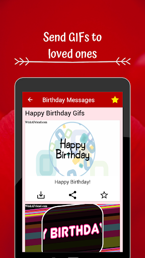 Birthday Cards & Messages Wish - Image screenshot of android app