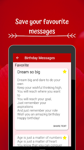 Birthday Cards & Messages Wish - Image screenshot of android app