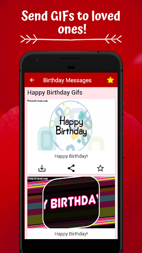 Birthday Cards & Messages Wish - Image screenshot of android app