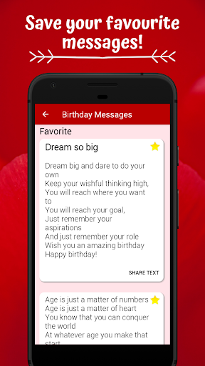 Birthday Cards & Messages Wish - Image screenshot of android app
