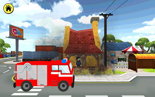 Kidlo Fire Fighter - Free ۳D Rescue Game For Kids - عکس بازی موبایلی اندروید