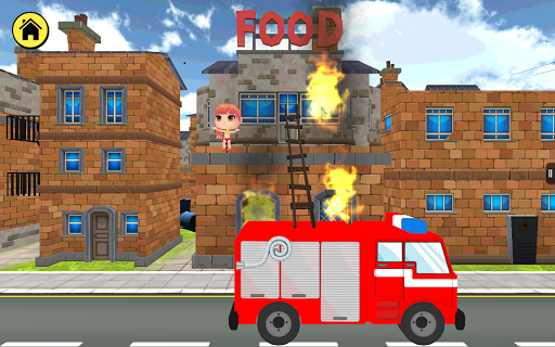 Kidlo Fire Fighter - Free ۳D Rescue Game For Kids - عکس بازی موبایلی اندروید
