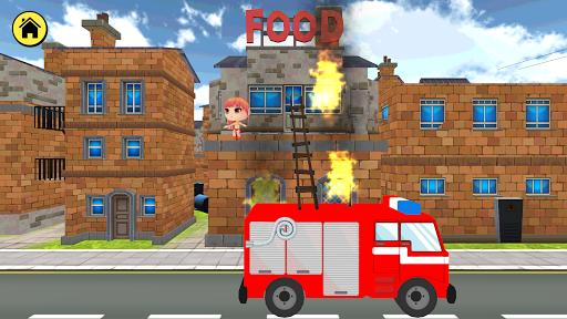 Kidlo Fire Fighter - Free ۳D Rescue Game For Kids - عکس بازی موبایلی اندروید