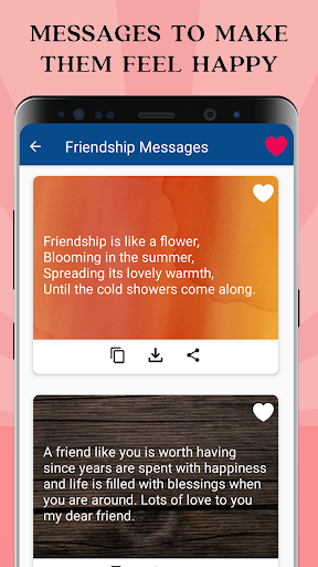 Friendship Quotes & Messages - Image screenshot of android app