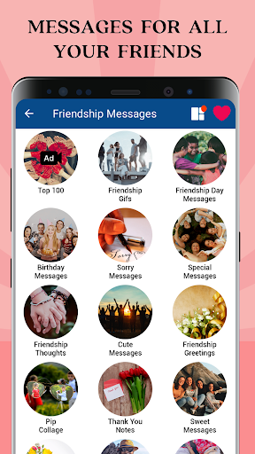 Friendship Quotes & Messages - Image screenshot of android app