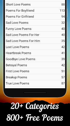 Poems For All Occasions - عکس برنامه موبایلی اندروید