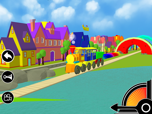 3D Fun Learning Toy Train Game For Kids & Toddlers - Gameplay image of android game