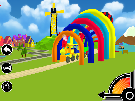 3D Fun Learning Toy Train Game For Kids & Toddlers - Gameplay image of android game