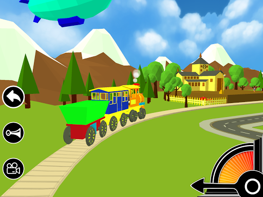 3D Fun Learning Toy Train Game For Kids & Toddlers - Gameplay image of android game