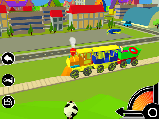 3D Fun Learning Toy Train Game For Kids & Toddlers - Gameplay image of android game