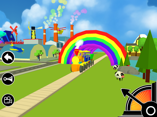 3D Fun Learning Toy Train Game For Kids & Toddlers - Gameplay image of android game