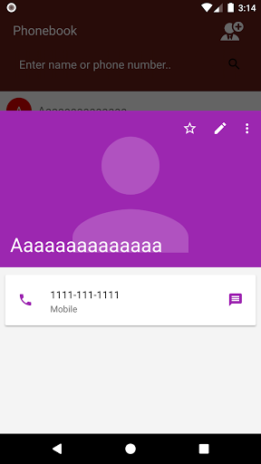 Contacts - عکس برنامه موبایلی اندروید