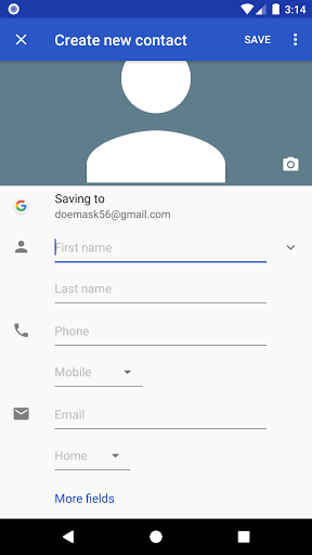 Contacts - عکس برنامه موبایلی اندروید