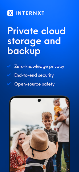 Internxt, Secure Cloud Storage - Image screenshot of android app
