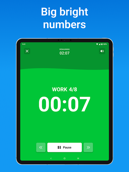 Interval Timer & Tabata Timer - Image screenshot of android app