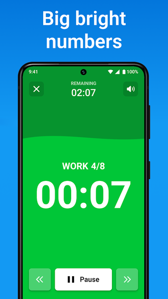 Interval Timer & Tabata Timer - Image screenshot of android app