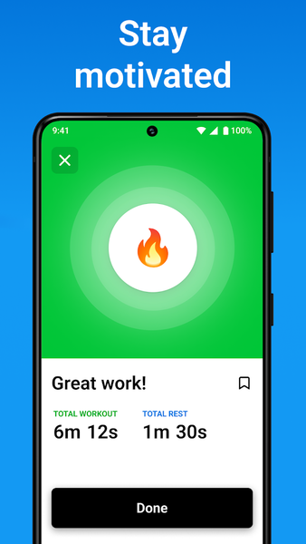 Interval Timer & Tabata Timer - Image screenshot of android app