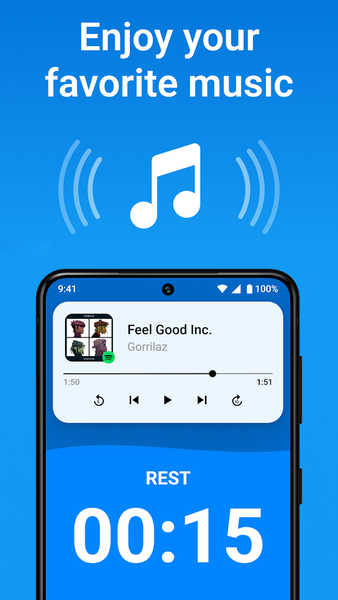 Interval Timer & Tabata Timer - Image screenshot of android app