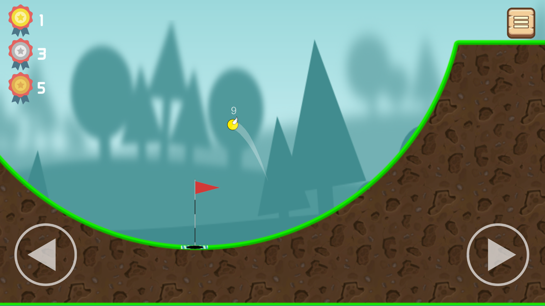 Flap Golf - عکس بازی موبایلی اندروید