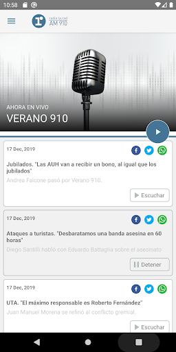 Radio La Red - Image screenshot of android app