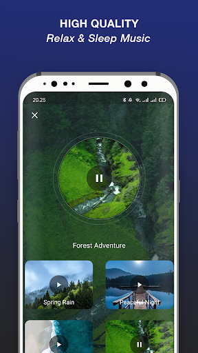 Nature Music - Relax Sounds - Rain & Sleep sounds - Image screenshot of android app