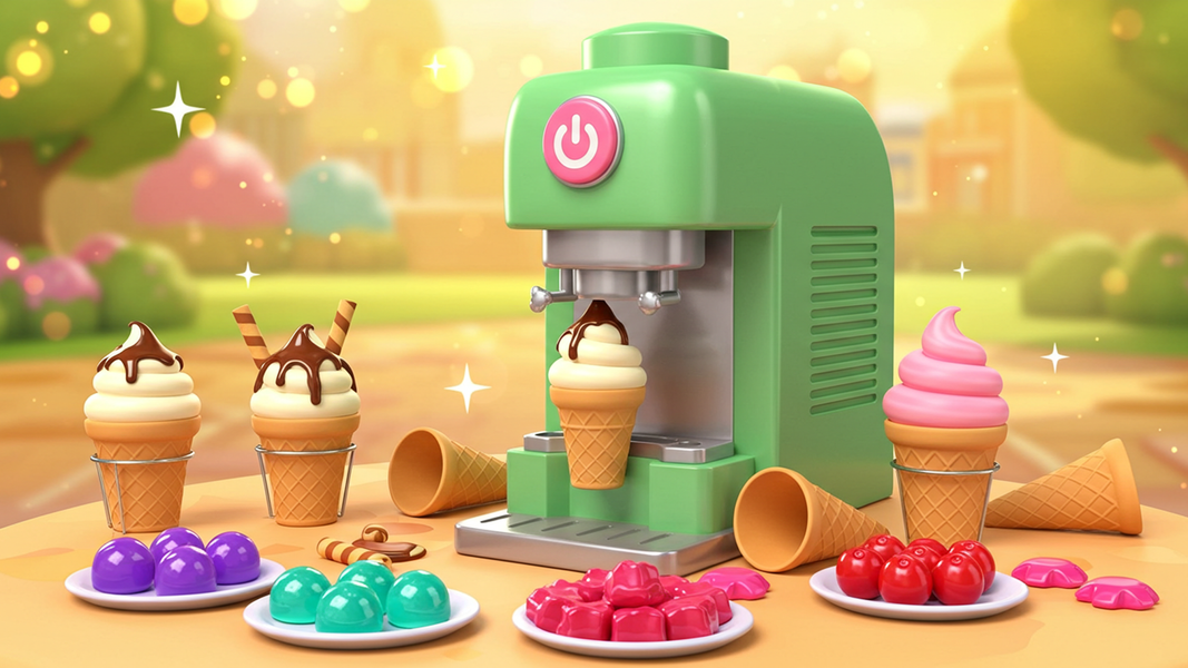 Ice Cream Cone Cooking Games - Gameplay image of android game