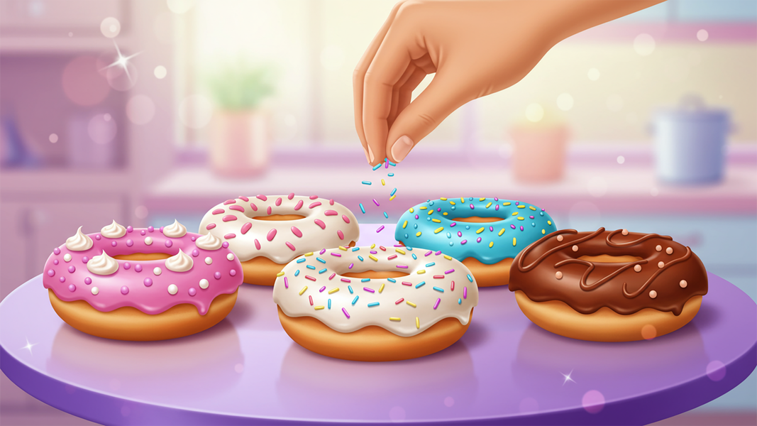 Ice Cream Cone Cooking Games - Gameplay image of android game