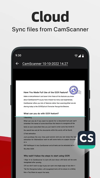 CS PDF Reader - PDF Editor - Image screenshot of android app