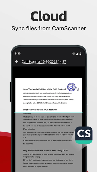 CS PDF Reader - PDF Editor - عکس برنامه موبایلی اندروید