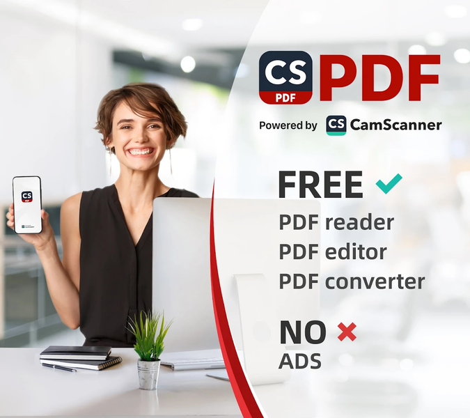 CS PDF Reader - PDF Editor - عکس برنامه موبایلی اندروید