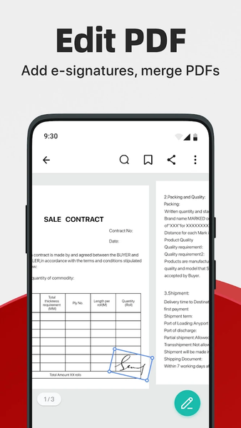 CS PDF Reader - PDF Editor - عکس برنامه موبایلی اندروید
