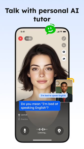 EasySpeak AI: Learn English - عکس برنامه موبایلی اندروید