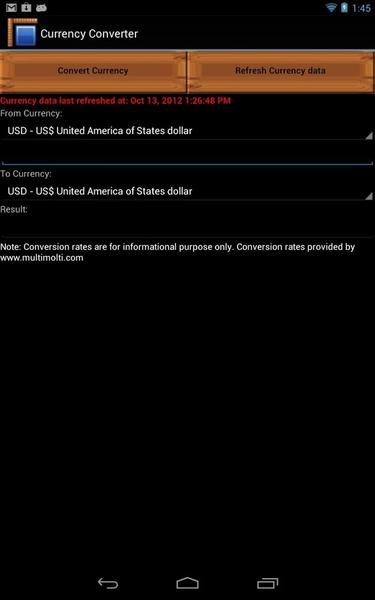 Metrics Conversion - Image screenshot of android app