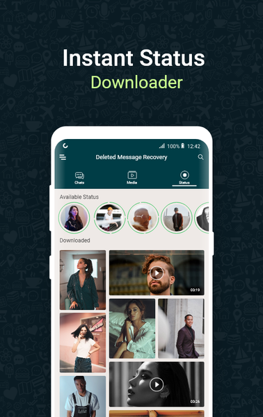 Recover Deleted Messages: WA - عکس برنامه موبایلی اندروید