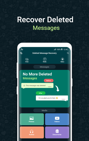 Recover Deleted Messages: WA - عکس برنامه موبایلی اندروید