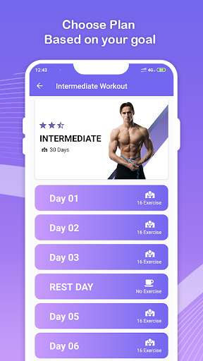 Six Pack Abs in 30 Days - Abs Workout - Image screenshot of android app