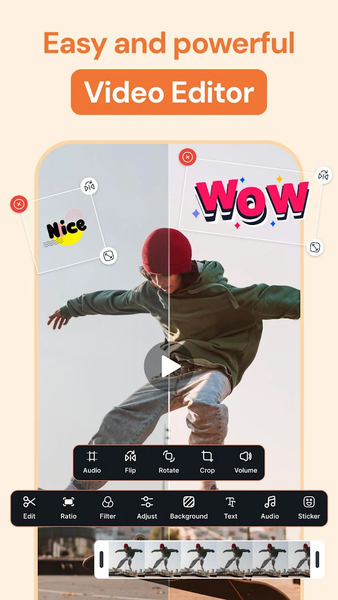 Video Editor & Maker - VidArt - عکس برنامه موبایلی اندروید