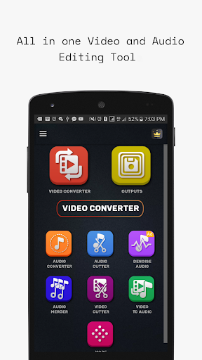 Video Converter, Compressor - تغییر فرمت و فشرده‌ کردن ویدیو - Image screenshot of android app