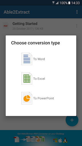 Able۲Extract PDF Converter - عکس برنامه موبایلی اندروید