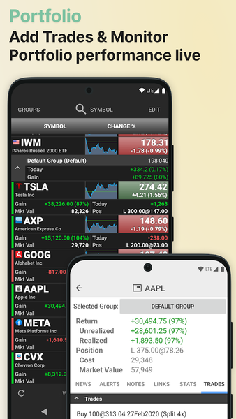 Stocks: Realtime Quotes Charts - Image screenshot of android app