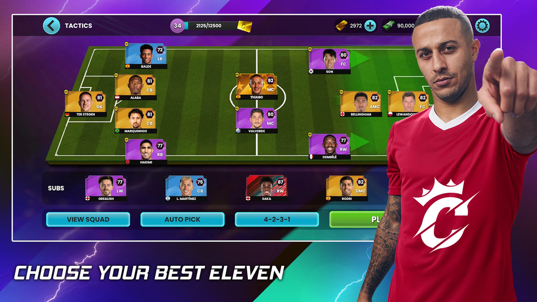 Champions Elite Football 2025 - Gameplay image of android game