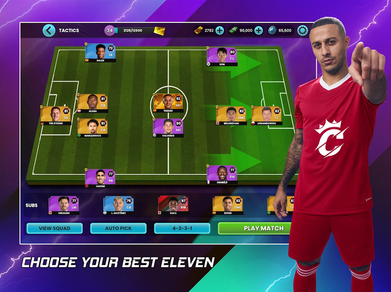 Champions Elite Football 2025 - Gameplay image of android game