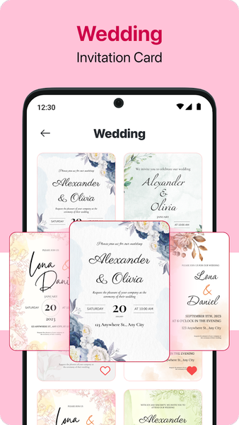 Invitation Maker: Card Creator - Image screenshot of android app