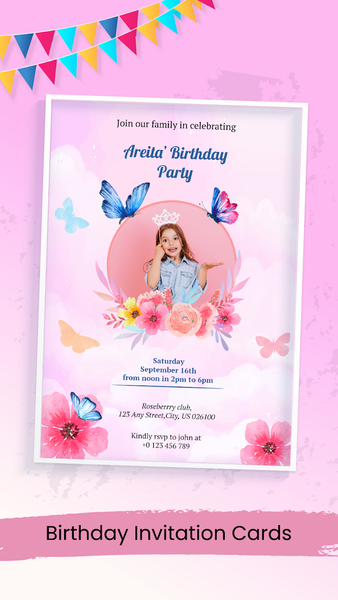 Invitation Card Maker & Design - Image screenshot of android app