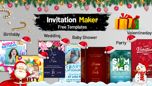 Birthday Invitation Maker - عکس برنامه موبایلی اندروید