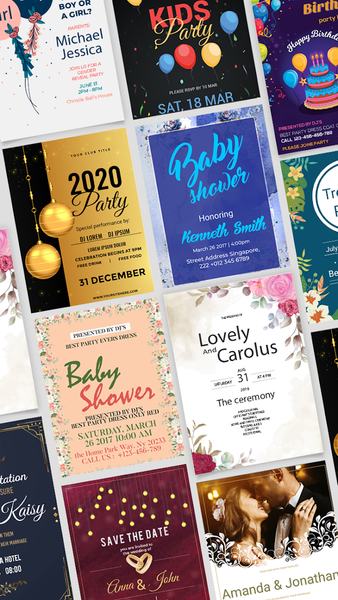 Invitation maker - Card Design - Image screenshot of android app